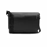 DAVIDOFF PARIS Handtasche - Ledertasche für Laptop - Echtes Kalbsleder - Praktische Herren Businesstasche für Arbeit und Büro - Farbe Schwarz