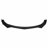 Frontstoßstangenlippe, Frontstoßstangenlippe Splitte Body Kit Spoiler Glänzend Schwarz Universell Passend für