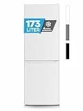 Heinrich´s Kühlgefrierkombination 173L Gesamtvolumen, 121L Kühlvolumen, 52L Gefriervolumen, LED Beleuchtung,Türanschlag wechselbar, leise 40dB, große Tiefkühlboxen, 7Temperaturstufen,(weiß)