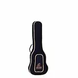 Ortega Guitars Economy Series Bag - Bariton Ukulele Tasche - Höhe 78 cm - Mit Schultergurten - Nylon, Schwarz (OUBSTD-BA)