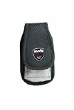 kwb Handy Tasche Nylon mit Klettverschluss, in Silber/Schwarz, Handytasche für den Gürtel