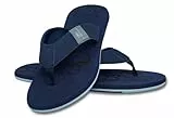 MADSea Damen Zehenstegpantolette Beach Woman | Zehentrenner Flip Flop Thong Sandale Badelatschen | Sommer Strand, dunkelblau/hellblau, 38 EU