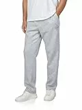 JACK & JONES Jogginghose Herren lang JPSTKANE Landon Uncuffed SWT Pants Relaxed Fit Sporthose Trainingshose Freizeithose, Größe:M, Farbe:Light Grey Melange (12297454)