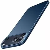 Galful Dünn Hülle für iPhone 17 Pro Handyhülle Matt 0.3 mm Ultra Slim Case Leicht Finish PP Hard Minimalistische Schutzhülle Stoßfest rutschfest Kratzfest Extra Dünn Hardcase-Grau Blau