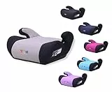 YALION Kindersitzerhöhung Sitzerhöhung Auto Kinder Kinderautositze Sitzerhöhungen- Kindersitz/Autositz für Kinder (Gray-A1)