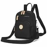 Miss Lulu Damen Handtasche Mini Rucksack Cityrucksack Wasserdichte Casual Daypack Tasche für Arbeit Studium Reisen Einkauf