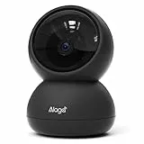 Alaga Security Indoor Cam 3K Überwachungskamera Innen, WLAN, Schwenkbar, Kameraüberwachung Innen, mit Nachtsicht, Personen Haustiererkennung Inklusive eines Monats Cloud Storage