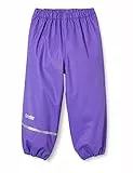 CareTec Unisex Kinder Rain Pants - Pu W/O Fleece Regenhose, Purple (633), 128 EU