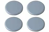 Metafranc Easyglider Ø 50 mm - selbstklebend - 4 Stück - PTFE Gleitoberfläche - Für ein leichtes Verschieben schwerer Möbel / Universales Möbelgleiter-Set / Teflongleiter / Bodengleiter / 645836
