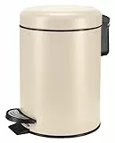 Kleine Wolke Kosmetikeimer One, Farbe: Natur, Material: Edelstahl/PP, Größe: Eimer 3 Liter 16,8 cm x 25 cm