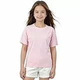 TBoonor T-Shirt Mädchen Sommer Kurzarm Tops Kinder Tshirts Einfarbige Casual Sport Rundhalsausschnitt Tees Oberteile