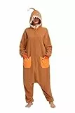 LABULA Tieroutfit Cosplay Jumpsuit Pyjamas Unisex Erwachsene Tierkostüme,Anglerfish,XL