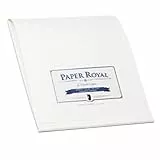 Rössler Papier 2002831009 - Paper Royal - Briefblock DIN A4, 40 Blatt, weiß gerippt