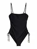 Marc O'Polo Damen Badeanzug Abstract Floral Black - Größe M