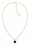 Tommy Hilfiger Jewelry Halskette mit Anhänger für Damen in Gelbgold mit Schwarzem Onyx - 2780656