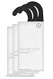 BOHORIA® Duftsachet Duftsäckchen Raumduft Frische Wäsche I Perfekt für den Kleiderschrank, Auto, Schubladen, Schränke Beseitigung von Gerüchen, Raumduft (Cotton Cloud, 3er Pack)