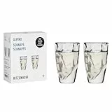 RITZENHOFF 3991001 2in1-Glas für Schnaps oder Espresso - 40 ml - 2er Set - Alpino, mit Relief-Struktur - Made in Germany