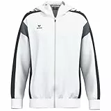Erima Herren CELEBRATE 125 Trainingsjacke mit Kapuze (1032533), weiß/schwarz, XL