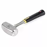 Stanley Fäustel Antivibe, Vibrationsdämpfung, Stahlstiel, thermoplastischer Gummigriff, Kopflänge 100mm, 1-56-001