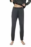 Mey Nachtwäsche Serie Pure Chic Damen Yoga Pants Thunder Grey (XL)