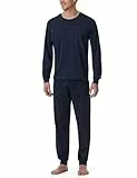 Schiesser Herren Schlafanzug lang mit Bündchen - Nightwear Set