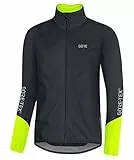GORE Wear C5 Herren Fahrrad-Jacke GORE-TEX, L, Schwarz/Neon-Gelb