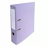 Exacompta 53707E 10er Pack Premium PVC-Ordner Prem´Touch Pastell. 7 cm breit DIN A4 Ringordner Aktenordner Briefordner Büroordner Plastikordner Schlitzordner Pastellflieder