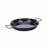 Garcima Paellapfanne, emailliert, 38 cm, Schwarz