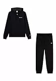 Champion Legacy Men Trainingsanzug Großes Logo, M, Schwarz, Schwarz, M