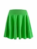 JOPHY & CO. Vielseitiger, plissierter Midirock mit elastischer Taille für Mädchen und Mädchen, grün, kurz, 6 Jahre