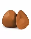 Niidor BH Einlagen, Push up Klebe BH,beidseitig klebende BH-Einlagen,Silikon klebrige BH-Pads für Badeanzug(braun,M)