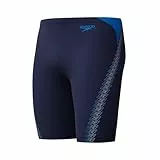 Speedo Herren Hyperboom Splice Schwimmhose | Schnell trocknend | Training | Fitness | Chlorbeständig Schwimmbekleidung, Lagoon Blue/Celeste, 34