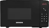 Siemens FF023LMB2 iQ300 Mikrowelle, 44 x 26 cm, 800 Watt, Drehteller 27 cm, Türanschlag links, cookControl7 Automatikprogramme, Favoritentaste, Schwarz, 20 L