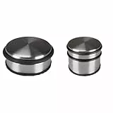 Perel Türstopper, für den Innen- und Außenbereich, Ø 100 mm, Höhe 40 mm, Edelstahl & Toolland TL74051 Edelstahl Türstopper, 9 cm Durchmesser x 7.5 cm Höhe, 1.1 kg Gewicht 175695