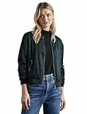 STREET ONE Damen A212259 Satin-Blouson, Hunter Green, 34