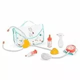 Corolle großes Doktorset, 6 Teile, Blutdruckmessgerät, Spritze, Stethoskop mit Funktion, für alle 30-42cm Puppen, ab 18 Monaten