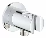 GROHE Vitalio, Wandanschlussbogen (Duschkopf Halterung mit Standardanschluss 1/2', passend für alle Standard Duschbrausen, langlebige Oberfläche, Wandmontage), chrom, 26962001