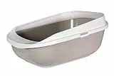 Karlie Katzentoilette mit Rand 57x43x25,5 cm, grau