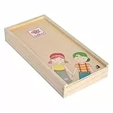 Eichhorn - Körperpuzzle, entdecke den Körper mit 18 verschiedenen Puzzleteilen, inkl. Holzbox zur Aufbewahrung, 24x12 cm groß, aus 100 Prozent FSC zertifiziertem Holz, ab 2 Jahren