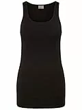 VERO MODA Damen Tank Top VMMaxi My Soft Long Basic Damentop 10185110 Black M
