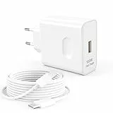 Zosam Supercharge 100 W Ladegerät kompatibel mit Honor 200 Pro+ 400Pro, Magic 7 Pro 7Lite 6Lite 6Pro 200 Lite X6b Pad 9 mit 6 A USB-Kabel C 1 m