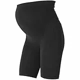 MAMALICIOUS Damen MLTIA Jeanne Shorts NOOS O. A. Leggings, Black, L/XL