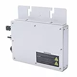 Balkonkraftwerk 300 Watt, Wechselrichter Mikrowechselrichter IP65 Wasserdicht für Balkonkraftwerk (Inklusive LCD-Display)