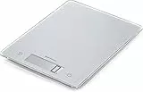 Soehnle Page Comfort 300 slim, digitale Küchenwaage, silber, Gewicht bis zu 10 kg (1-g-genau), Haushaltswaage mit Sensor-Touch, elektronische Waage inkl. Batterien, ultraflaches Design