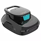 AIPER Poolroboter Akku, Poolsauger für Bodenpools bis 80 m², Pool Cleaner mit Selbst-Park-Funktion und 90 Minuten Laufzeit