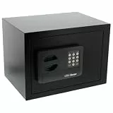 BURG-WÄCHTER Möbeltresor mit elektronischem Zahlenschloss, inkl. Fachboden, 17,8 l, 7,0 kg, Favor S5 E, Schwarz