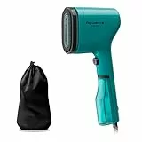 Rowenta DR2024 Pure Pop Dampfbügeleisen, vertikal, tragbar, zum Bügeln und Desinfizieren Ihrer Haare, mit wendbarem System, schnelle Heizung, Leistung 1300 W, Farbe Grün 1