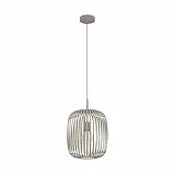 EGLO Hängelampe Romazzina, Esstisch Pendelleuchte 1-flammig, Esszimmerlampe aus Metall in Sandfarben, Hängeleuchte mit E27 Fassung