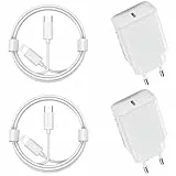30W Schnellladegerät und Schnellladekabel for iPhone 14/14 Pro/14 Pro Max/14 Plus 13 12 11 SE XR X XS 8, 2-Pack USB C Ladegerät 2M Ladekabel Stecker Netzteil Adapter Ladestecker Netzstecker