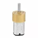 Hyuduo DC 6 V 60 U/min, 100 U/min, 300 U/min, 600 U/min, Mikro-Geschwindigkeitsreduzierungsmotor, Mikrometall-Getriebe für RC-Auto-Roboter, Heimwerker-Motor, Spielzeug (6 V DC - 600 U/min),
